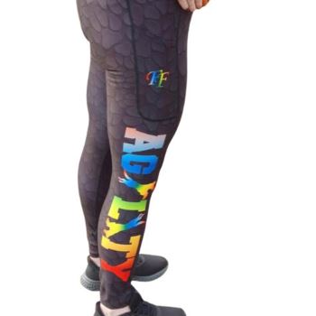 H.I. Performance Leggings Dark Pawprint - Agility