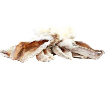 Air-Dried Rabbit Ears with Fur