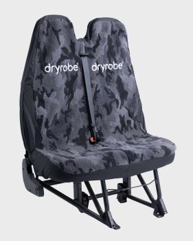 Black camo Dryrobe® Car Seat Cover Double Black Camo