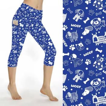 Woof! Leggings - Capri Length