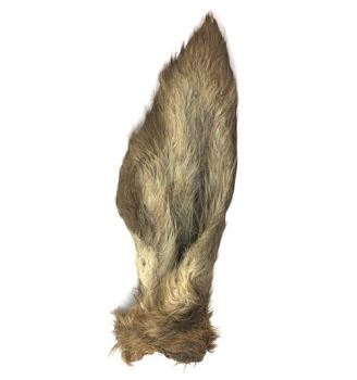 Air-Dried Venison Ears with Fur - Large