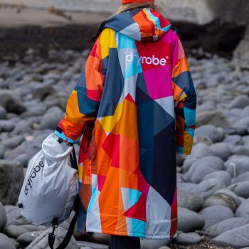Abstract Limited Edition  Dryrobe long sleeve adult 