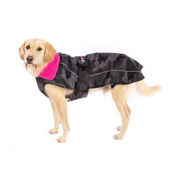 dryrobe® Dog Black Camo/Pink