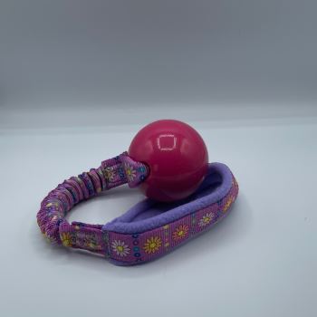 Daisy Daisy Bungee Just Pink Ball Dog Toy