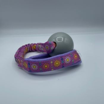 Daisy Daisy Bungee Just Grey Ball Dog Toy