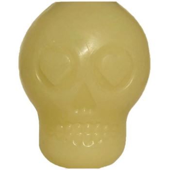 MKB Glow in the Dark Sugar Skull Treat Dispenser Dog Toy - Medium