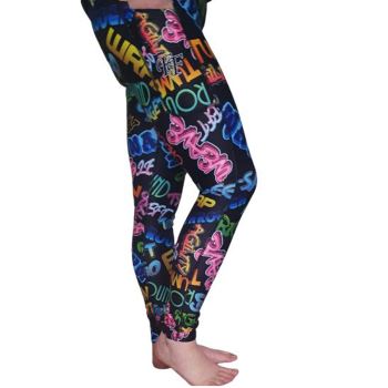 H.I. Performance Leggings - Graffiti