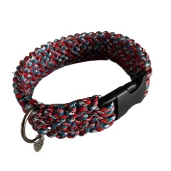 Paracord Collar - Multi Red