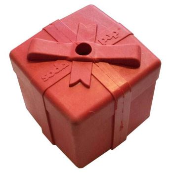 SodaPup Gift Box Dog Treat Dispenser Toy.