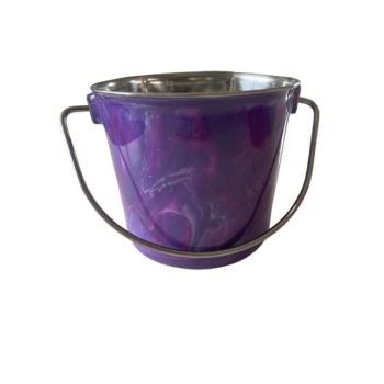 Water Pails - Purple Swirls & Sparkle 
