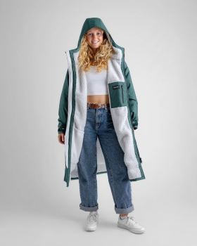 Dark Green/Nimbus Cloud dryrobe® Advance Long Sleeve