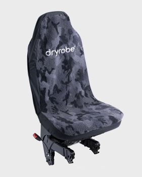 Black Camo Dryrobe® Single Car Seat Cover 
