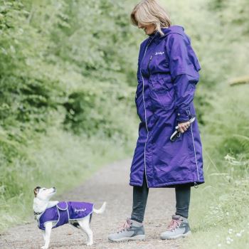 Drywalks All Seasons dog walking coat - PURPLE