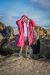 Pink/Light Grey dryrobe® Advance Long Sleeve Adult