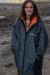 Dark Grey/Orange dryrobe® Advance Long Sleeve Adult