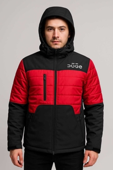 DOGG Training Puffa Jacket Black/Red