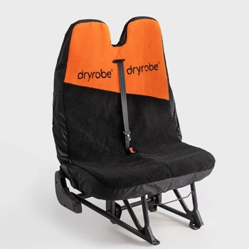 DRYROBE® Double Vehicle Seat Cover - Orange-Black