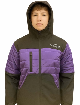 DOGG Training Puffa Jacket Black/Purple