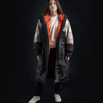 Dryrobe® Nexus - Sand Camo & Orange
