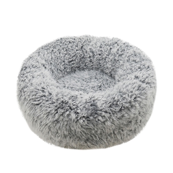 Anxiety Reducing Silver Fluff Dog Beds