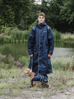 Drywalks All Seasons dog walking coat - Navy/Navy