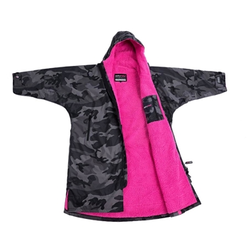 dryrobe® Advance Black Camo/ Pink  