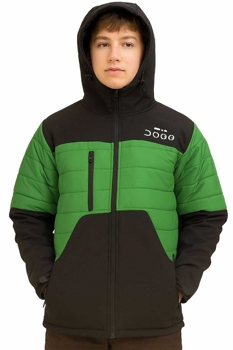 DOGG Training Puffa Jacket Black/Green