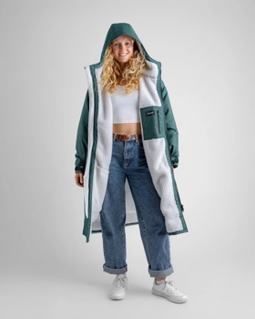 Dark Green/Nimbus Cloud dryrobe® Advance Long Sleeve