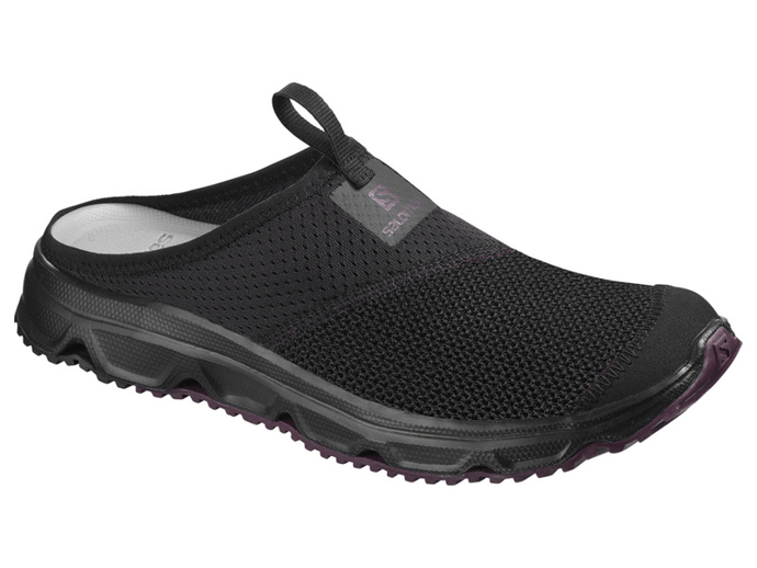 Salomon re-issues the black with purple sole Slide 4.0 for 2020