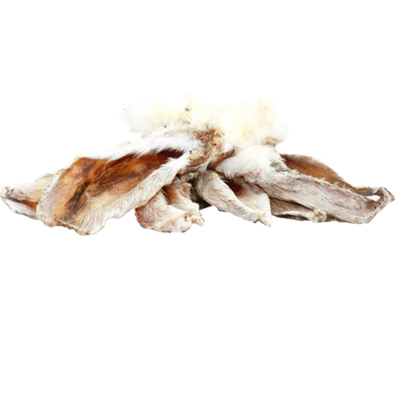 Air-Dried Rabbit Ears with Fur