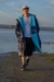 dryrobe® Advance Blue Camo/Blue Long Sleeve Adult