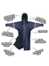 Drywalks All Seasons dog walking coat - Navy/Navy