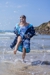 dryrobe® Advance Blue Camo/Blue Long Sleeve Adult