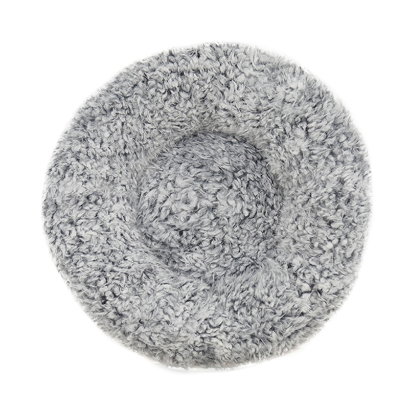Anxiety Reducing Silver Fluff Dog Beds