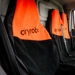 DRYROBE® Double Vehicle Seat Cover - Orange-Black