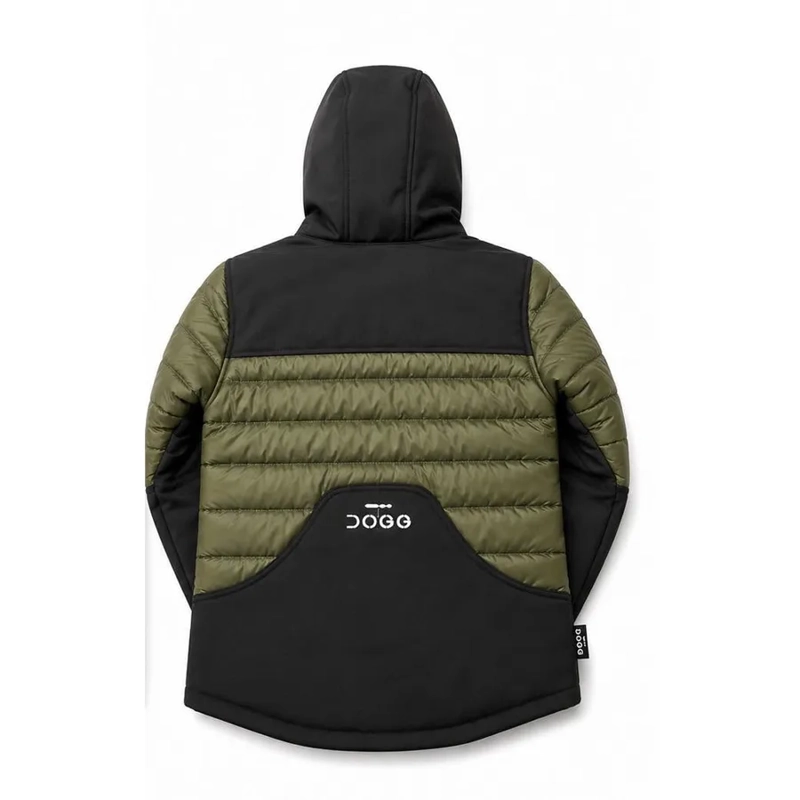 DOGG Training Puffa Jacket Olive/Black