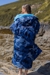 dryrobe® Advance Blue Camo/Blue Long Sleeve Adult